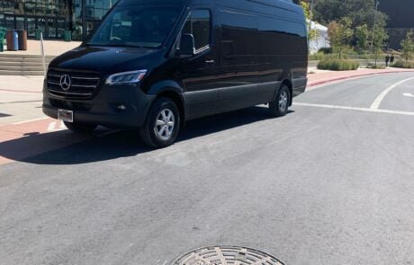 Sprinter Van hire for your event on rent high luxury van