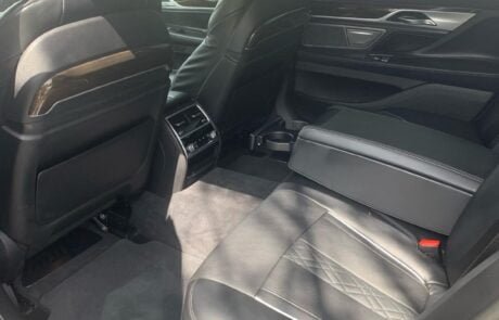 BMW 7 Series hire on rent interiror design